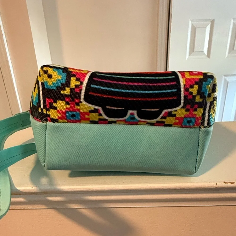 Frida Kahlo Carton Mexican crossbody purse handbag adjustable strap
